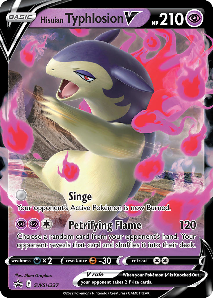 Hisuian Typhlosion V - SWSH Black Star Promos SET-SWSH237