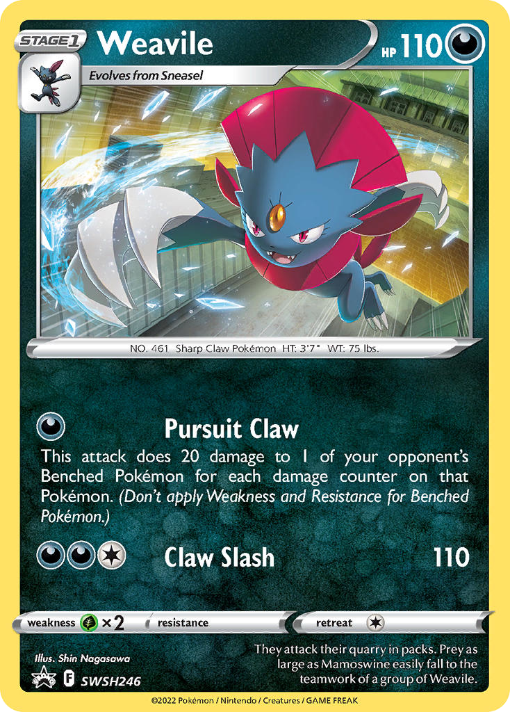 Weavile - SWSH Black Star Promos SET-SWSH246
