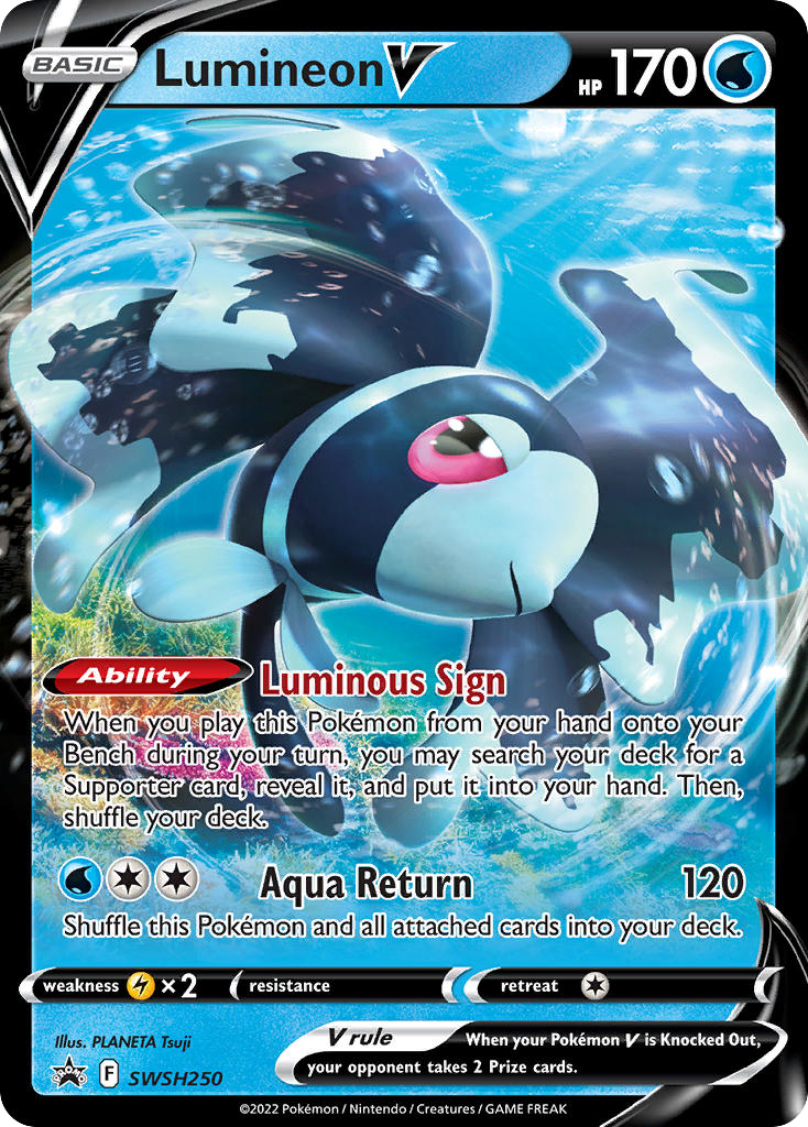 Lumineon V - SWSH Black Star Promos SET-SWSH250