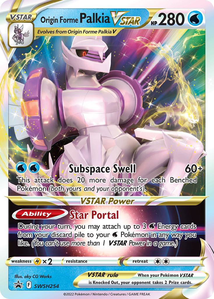 Origin Forme Palkia VSTAR - SWSH Black Star Promos SET-SWSH254
