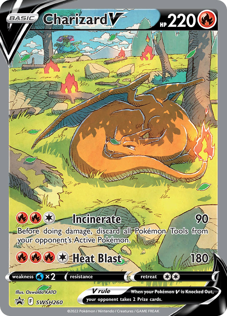 Charizard V - SWSH Black Star Promos SET-SWSH260