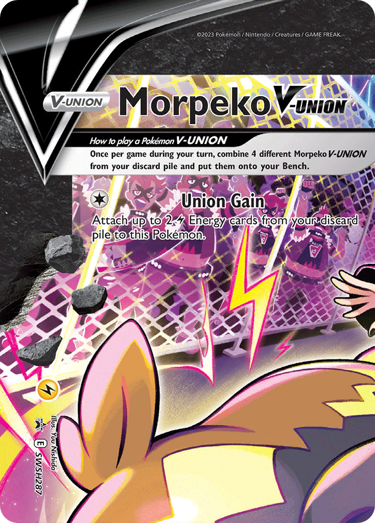 Morpeko V-UNION - SWSH Black Star Promos SET-SWSH287