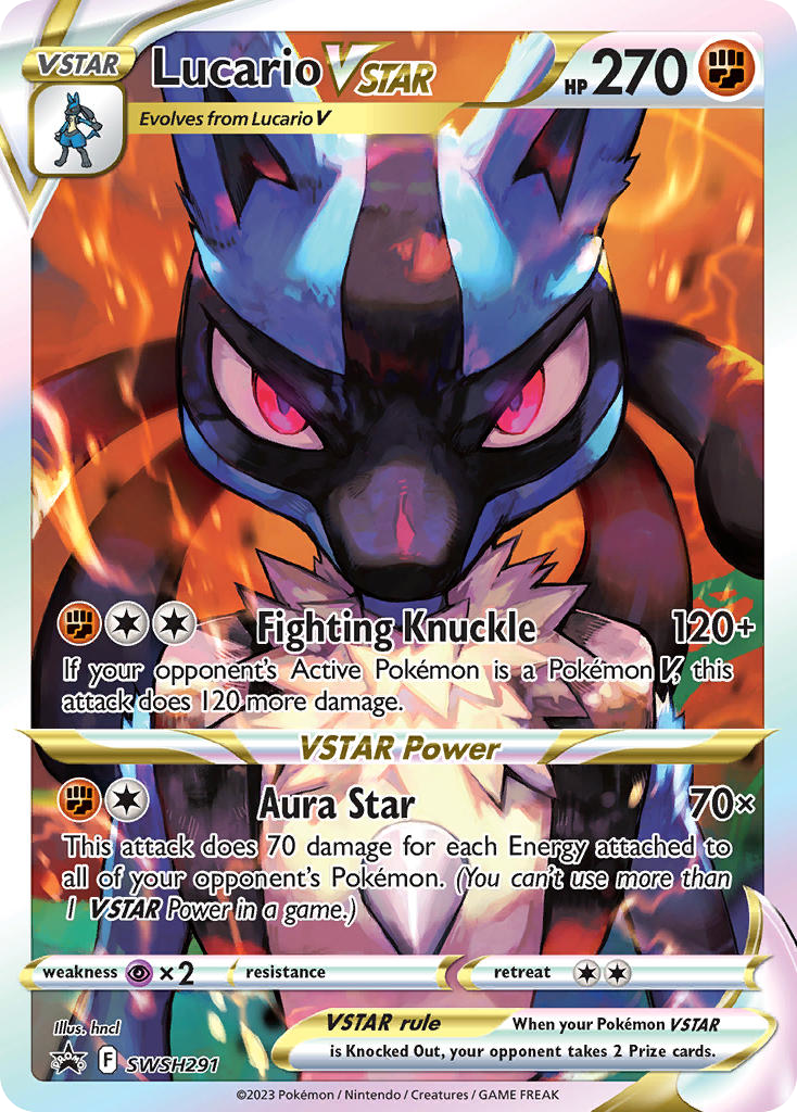 Lucario VSTAR - SWSH Black Star Promos SET-SWSH291