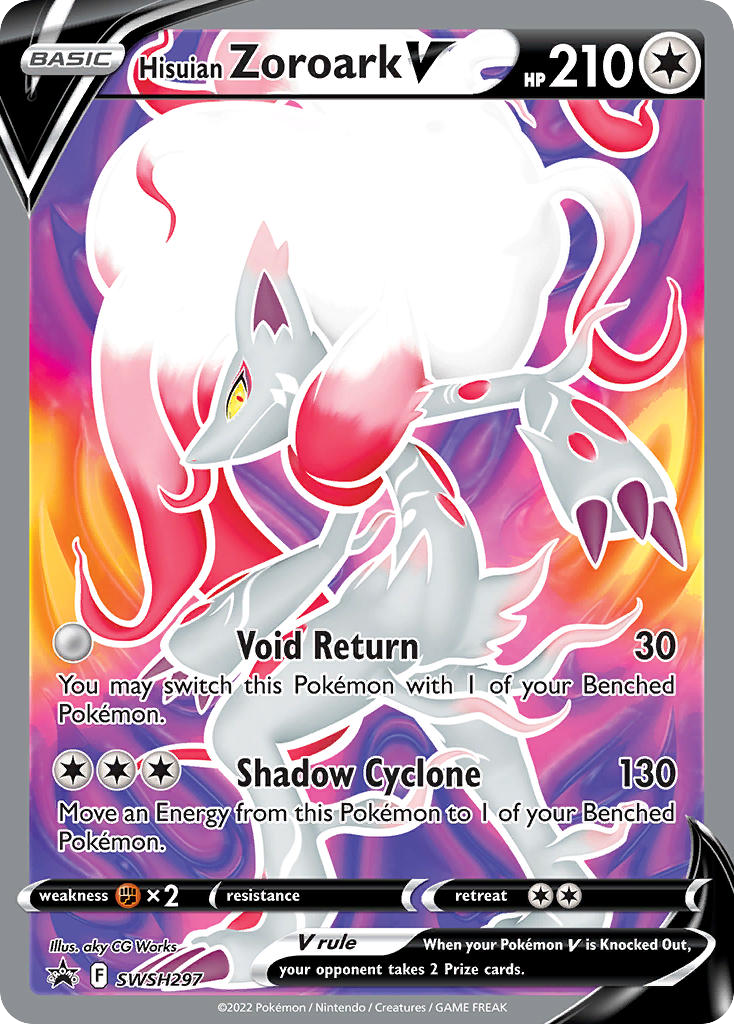 Hisuian Zoroark V - SWSH Black Star Promos SET-SWSH297