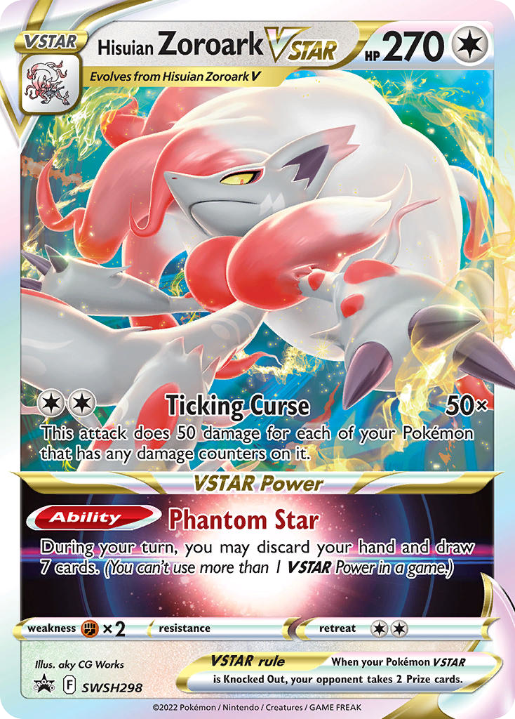 Hisuian Zoroark VSTAR - SWSH Black Star Promos SET-SWSH298