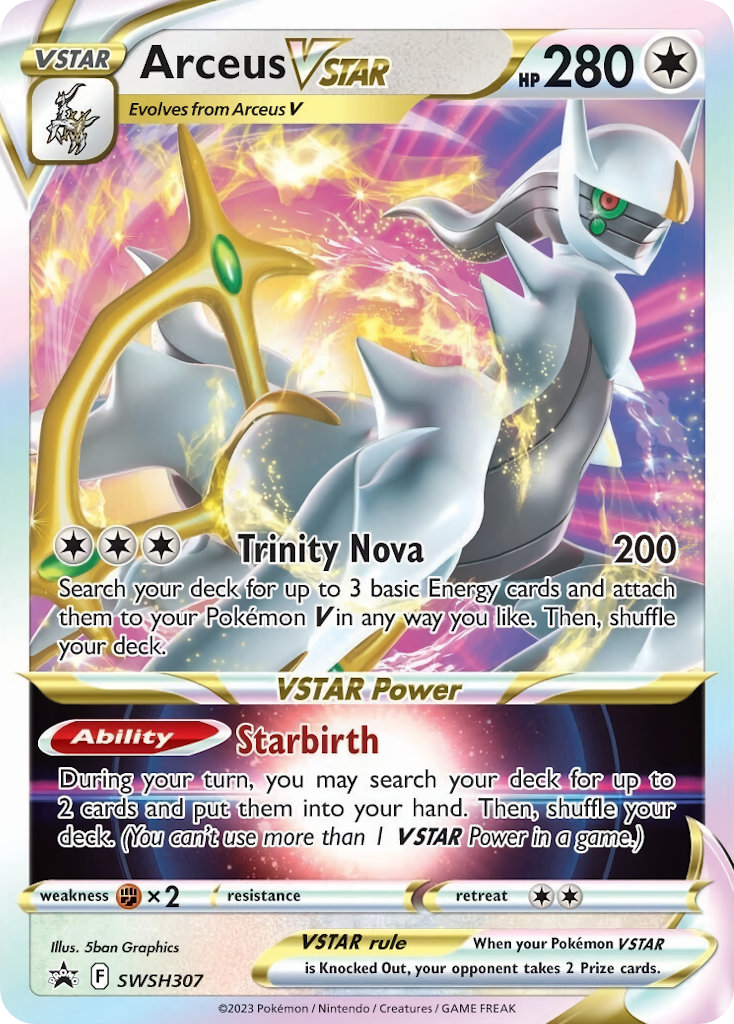 Arceus VSTAR - SWSH Black Star Promos SET-SWSH307