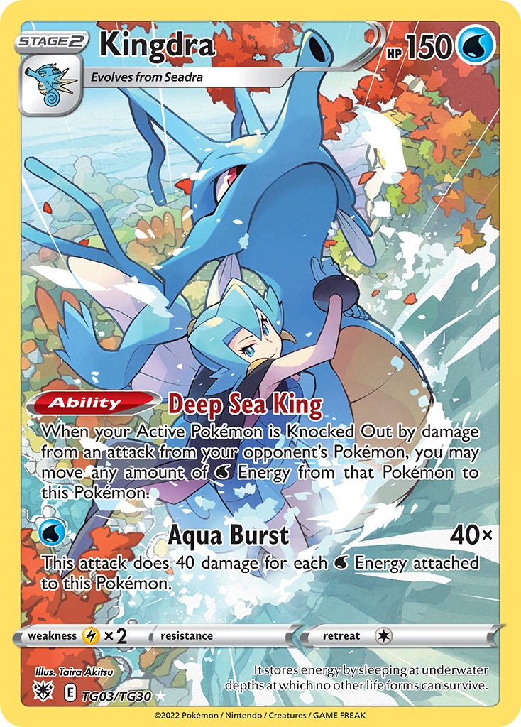 Kingdra - Astral Radiance Trainer Gallery SET-TG03