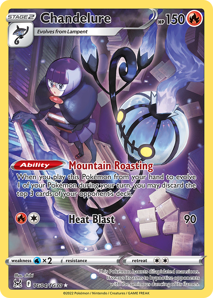 Chandelure - Lost Origin Trainer Gallery SET-TG04