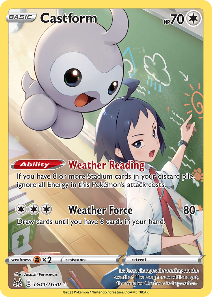 Castform - Lost Origin Trainer Gallery SET-TG11
