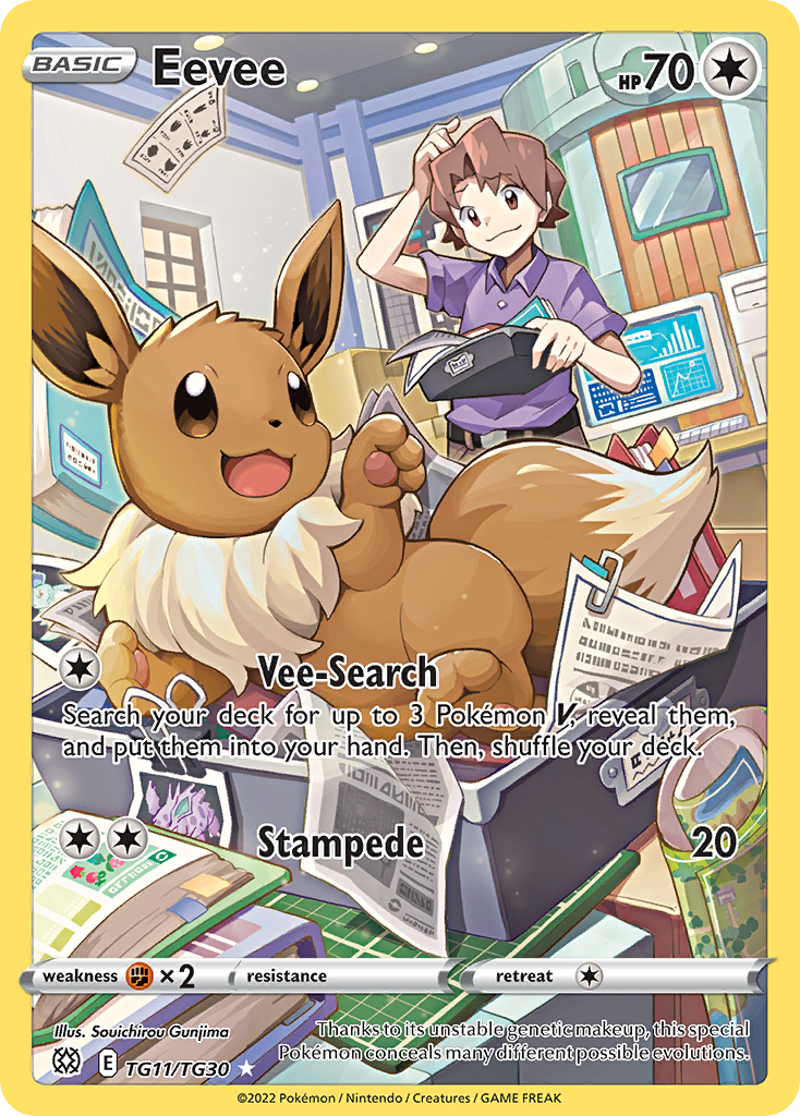 Eevee - Brilliant Stars Trainer Gallery SET-TG11