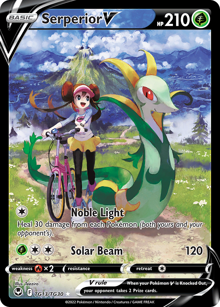 Serperior V - Silver Tempest Trainer Gallery SET-TG13