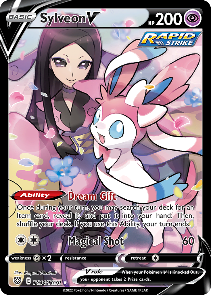 Sylveon V - Brilliant Stars Trainer Gallery SET-TG14