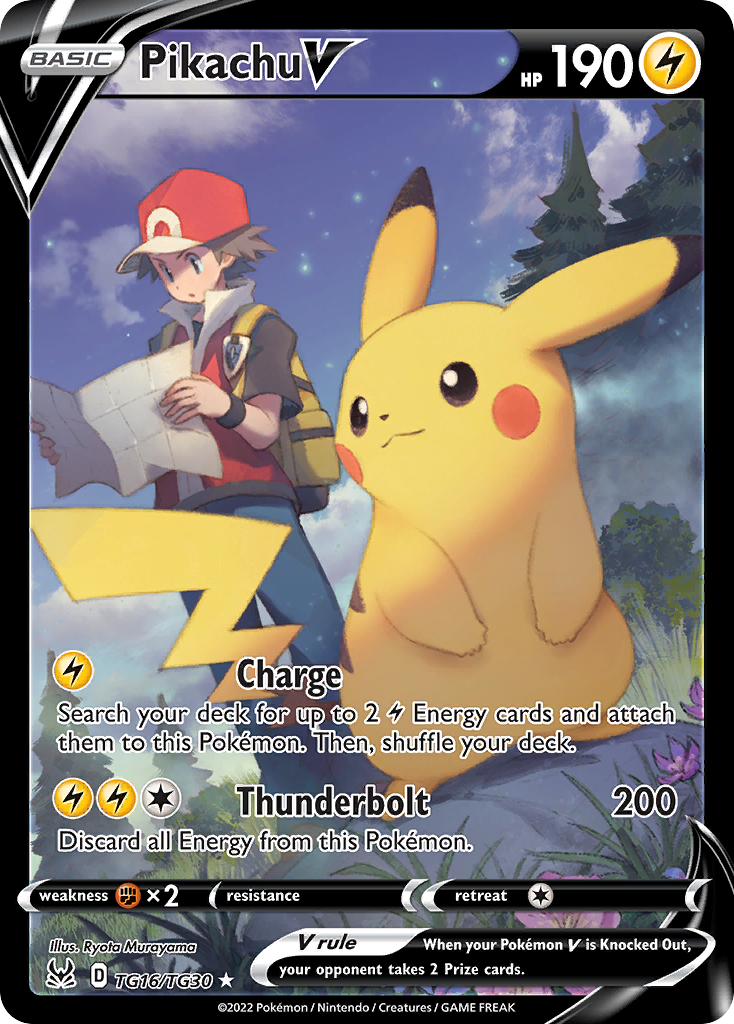 Pikachu V - Lost Origin Trainer Gallery SET-TG16
