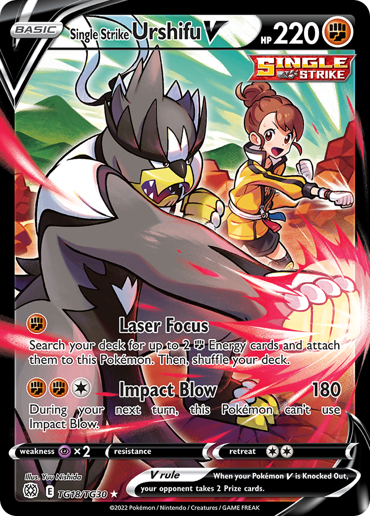 Single Strike Urshifu V - Brilliant Stars Trainer Gallery SET-TG18