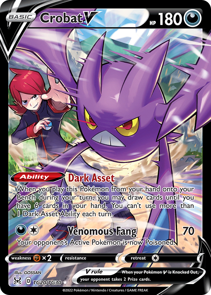 Crobat V - Lost Origin Trainer Gallery SET-TG20