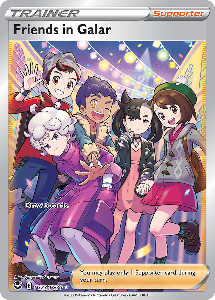Friends in Galar - Silver Tempest Trainer Gallery SET-TG23