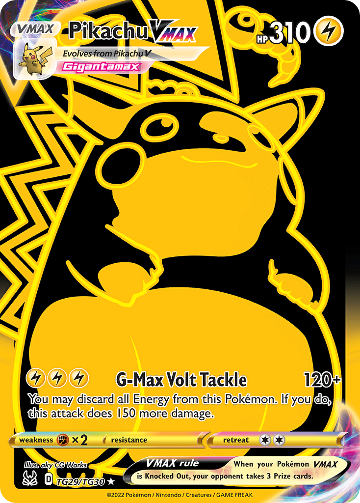 Pikachu VMAX - Lost Origin Trainer Gallery SET-TG29