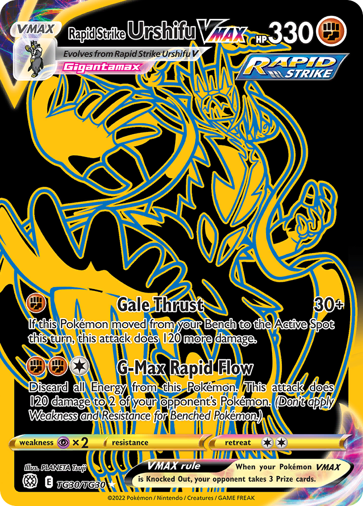 Rapid Strike Urshifu VMAX - Brilliant Stars Trainer Gallery SET-TG30