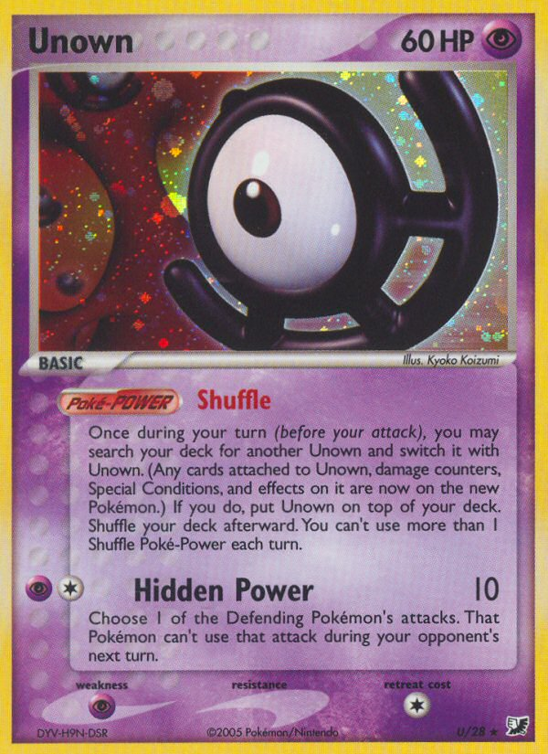 Unown - Unseen Forces SET-U