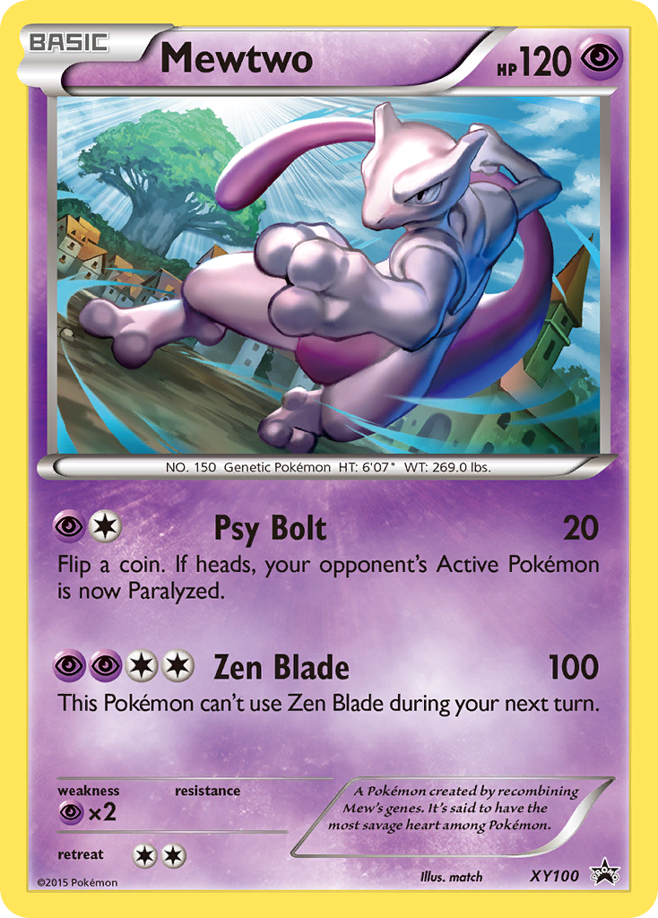 Mewtwo - XY Black Star Promos SET-XY100