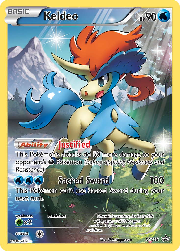 Keldeo - XY Black Star Promos SET-XY118