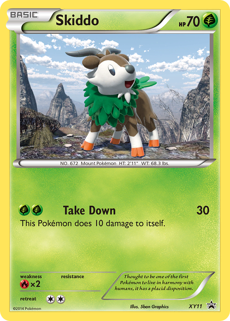 Skiddo - XY Black Star Promos SET-XY11