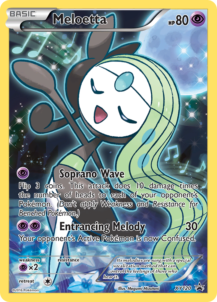 Meloetta - XY Black Star Promos SET-XY120
