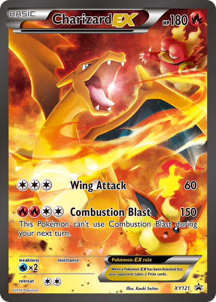 Charizard-EX - XY Black Star Promos SET-XY121