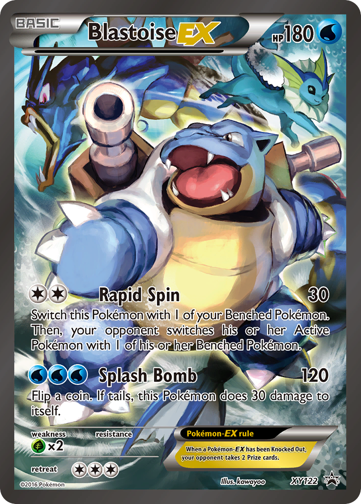 Blastoise-EX - XY Black Star Promos SET-XY122