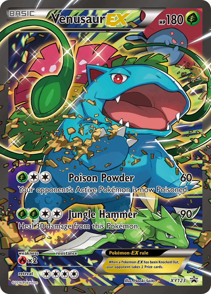 Venusaur-EX - XY Black Star Promos SET-XY123