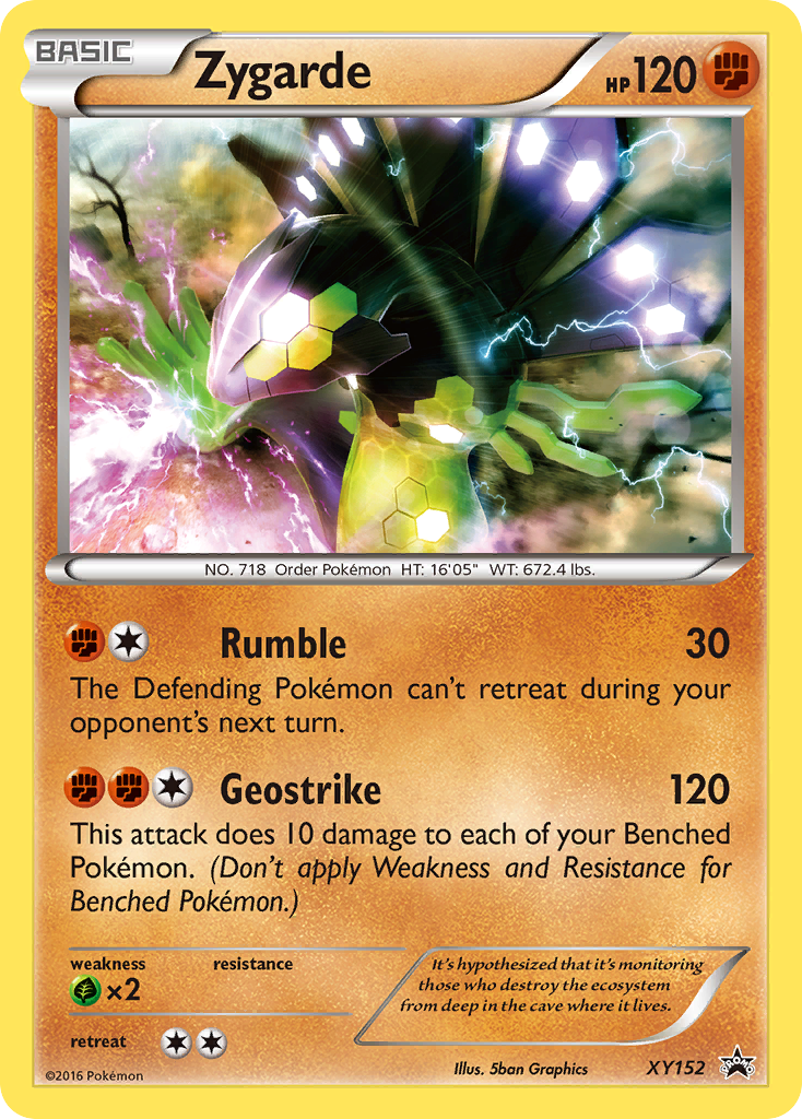 Zygarde - XY Black Star Promos SET-XY152