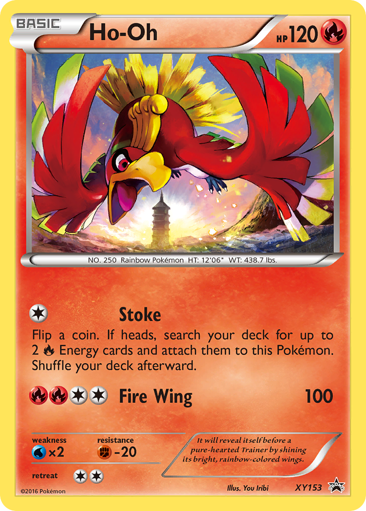 Ho-Oh - XY Black Star Promos SET-XY153