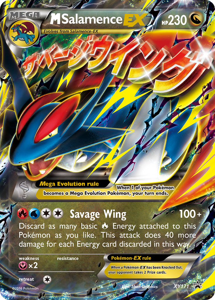 M Salamence-EX - XY Black Star Promos SET-XY171