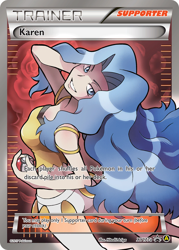 Karen - XY Black Star Promos SET-XY177a