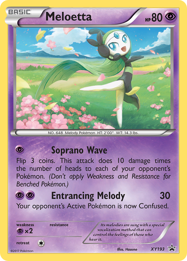 Meloetta - XY Black Star Promos SET-XY193