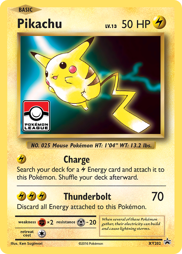 Pikachu - XY Black Star Promos SET-XY202