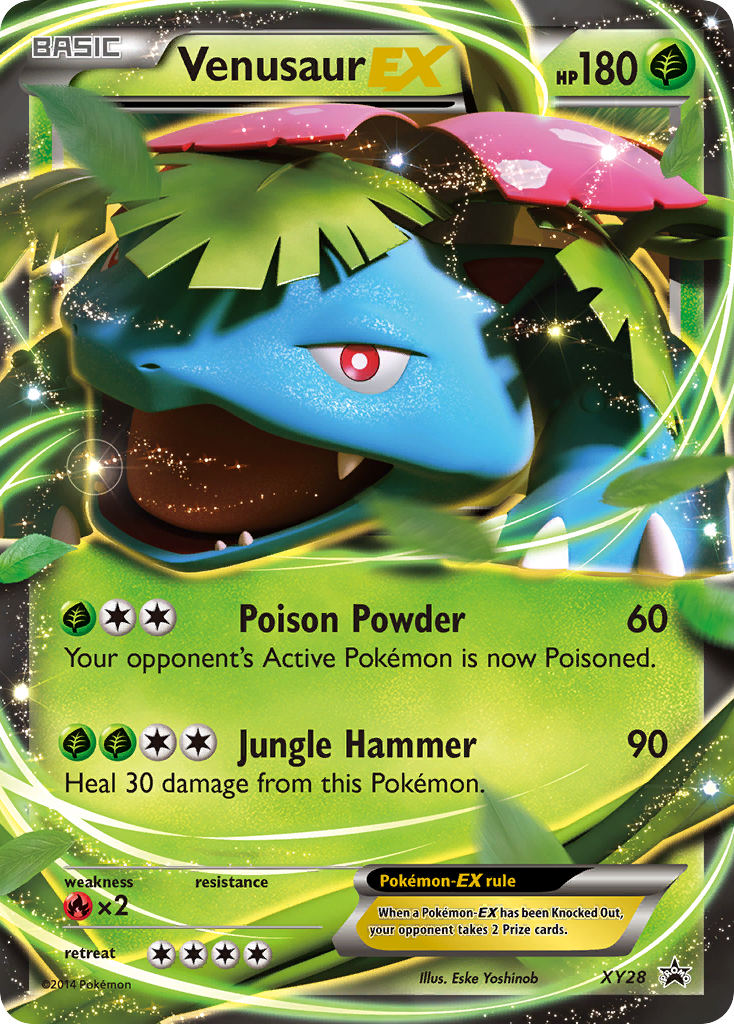 Venusaur-EX - XY Black Star Promos SET-XY28