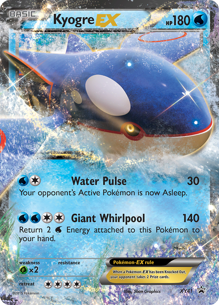 Kyogre-EX - XY Black Star Promos SET-XY41