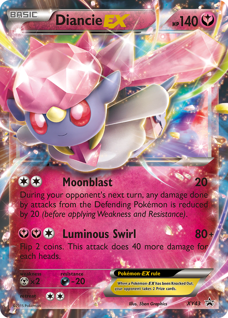 Diancie-EX - XY Black Star Promos SET-XY43