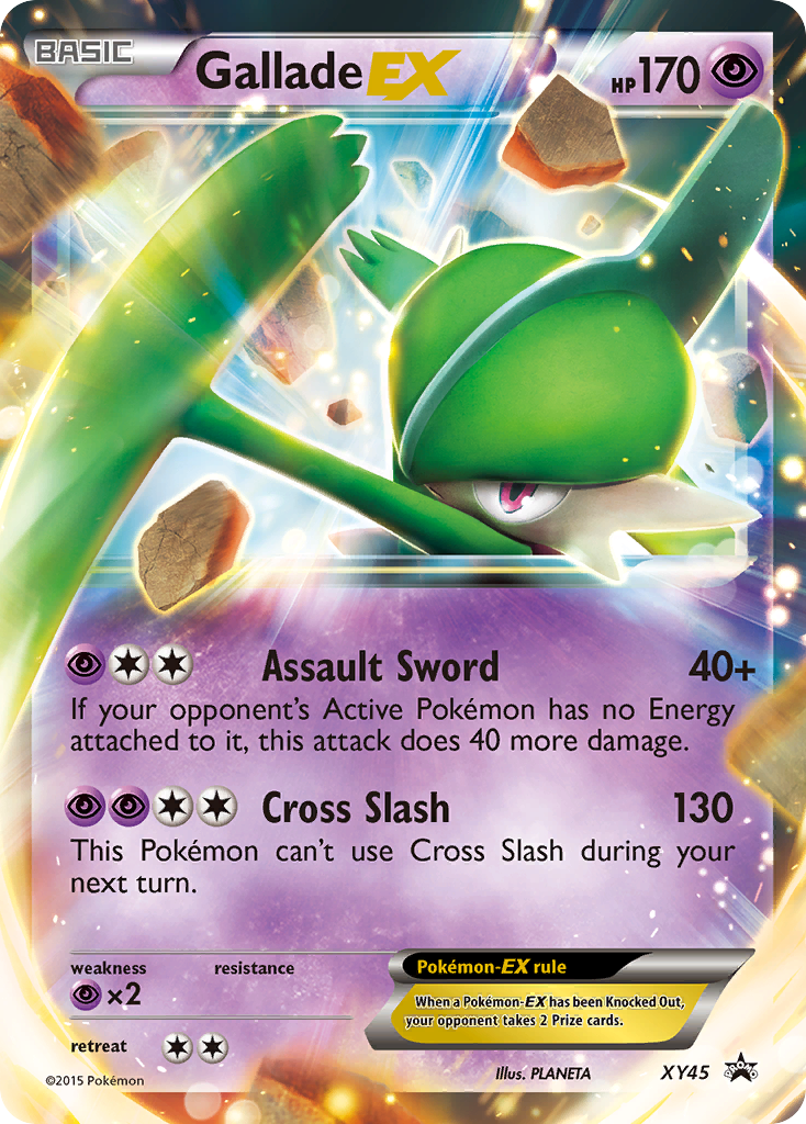 Gallade-EX - XY Black Star Promos SET-XY45