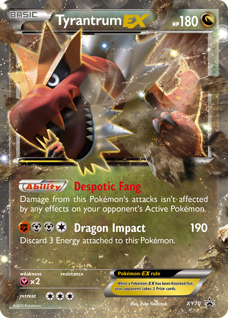 Tyrantrum-EX - XY Black Star Promos SET-XY70
