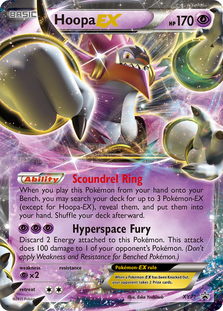 Hoopa-EX - XY Black Star Promos SET-XY71