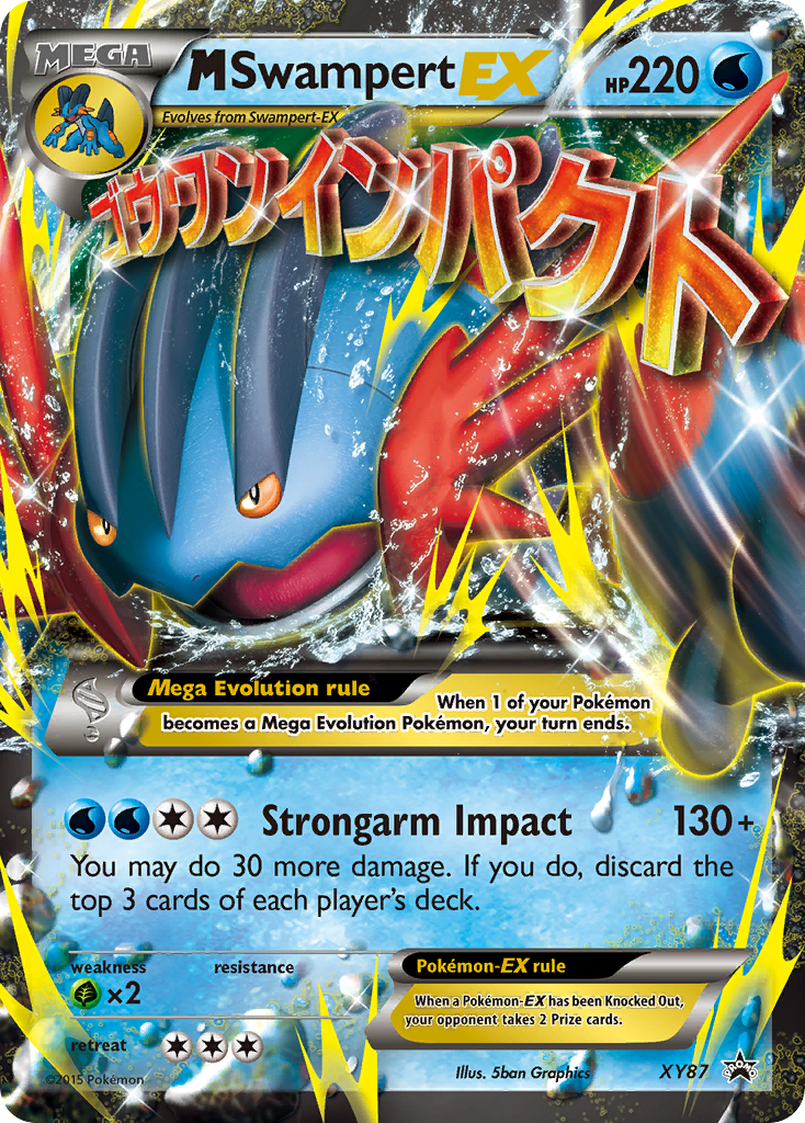 M Swampert-EX - XY Black Star Promos SET-XY87