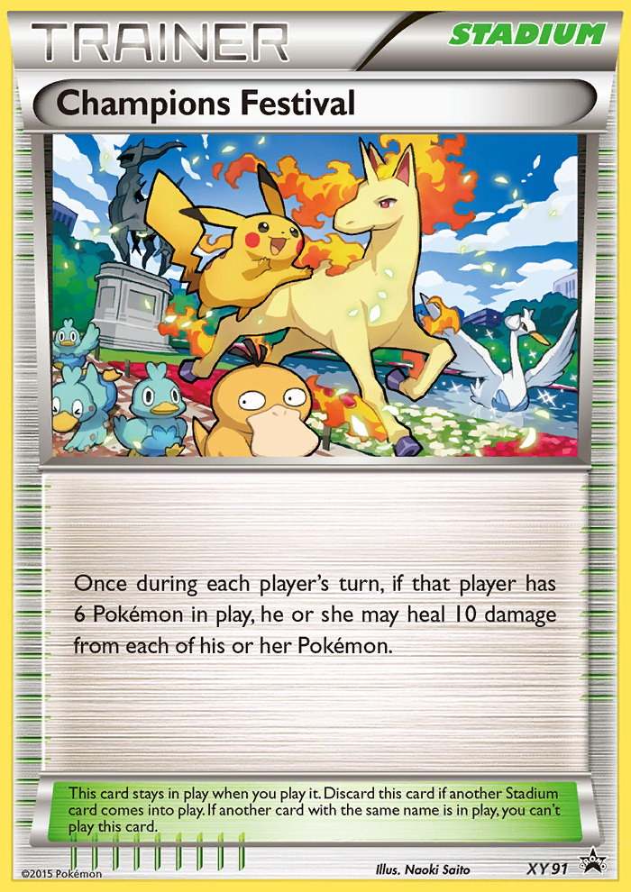 Champions Festival - XY Black Star Promos SET-XY91