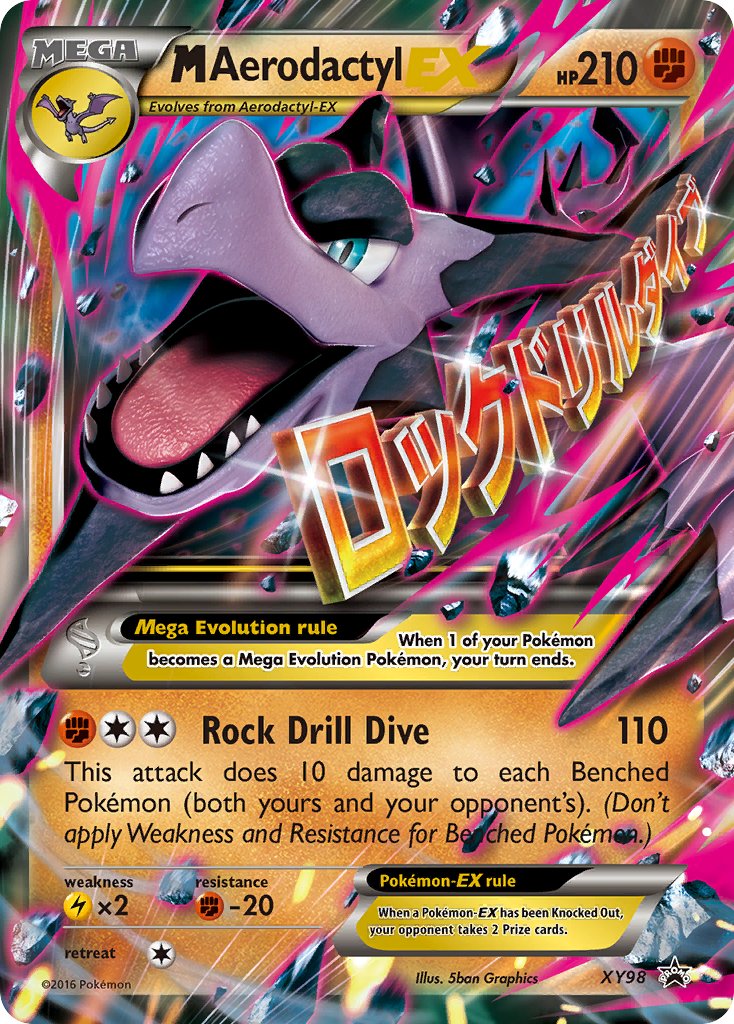 M Aerodactyl-EX - XY Black Star Promos SET-XY98