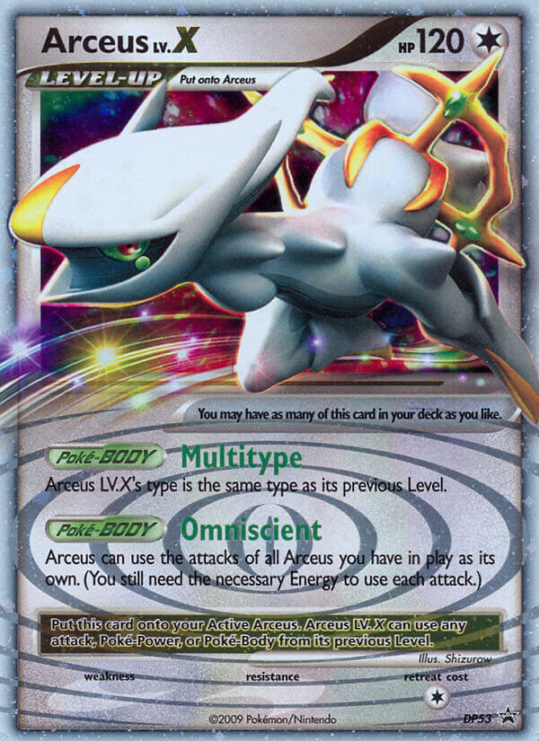 Arceus LV.X Diamond & Pearl Promos SET-DP53