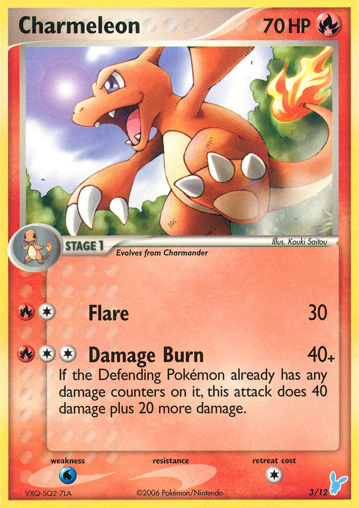 Charmeleon EX Trainer Kit—Minun SET-3