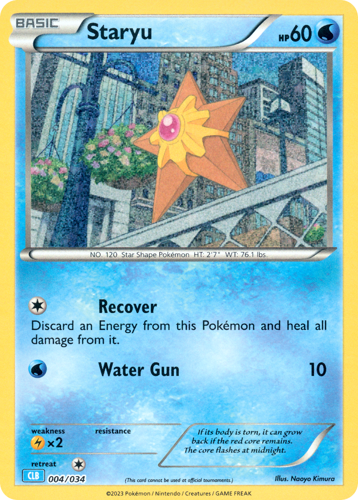 Staryu Pokémon Trading Card Game Classic—Blastoise SET-004