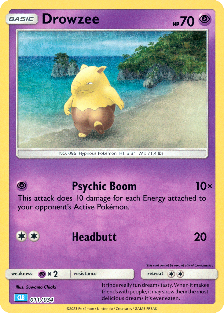 Drowzee Pokémon Trading Card Game Classic—Blastoise SET-011