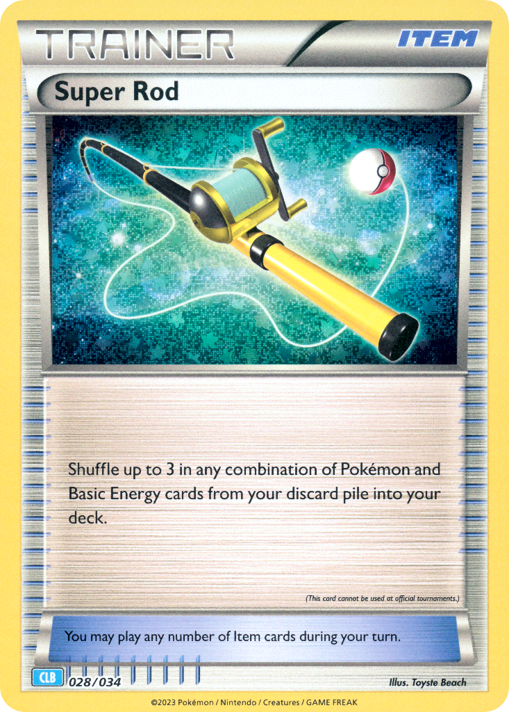 Super Rod Pokémon Trading Card Game Classic—Blastoise SET-028